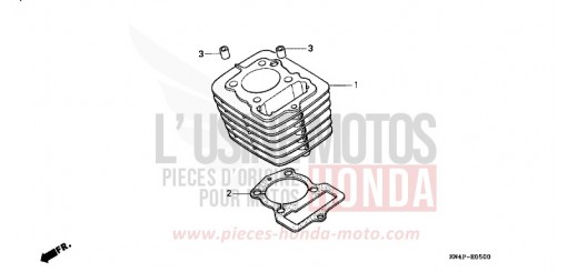 CYLINDRE XR100R3 de 2003